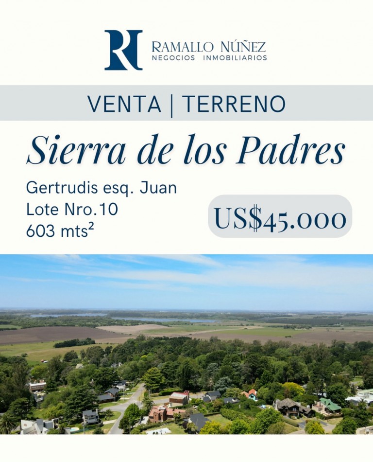 Lotes en Venta Sierra de Los Padres